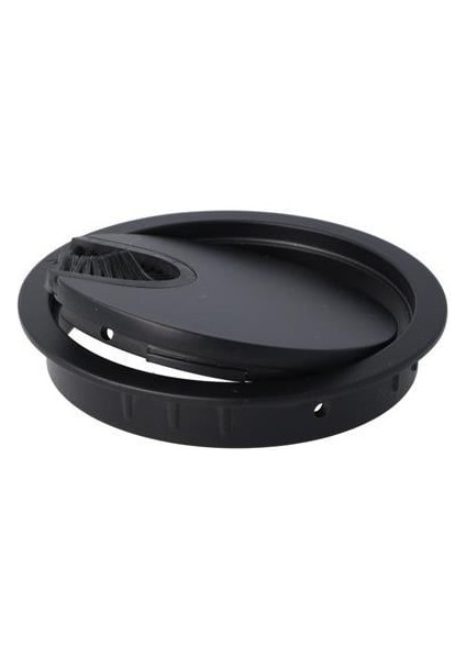 Mat Siyah Boyalı Zamak Kablo Kapağı 80 mm