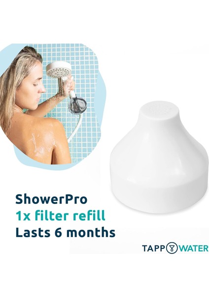 Showerpro - Tappwater Showerpro Duş Filtresi Için Yedek. Kireci, Kloru ve Ağır Metalleri Filtreler fırsatları