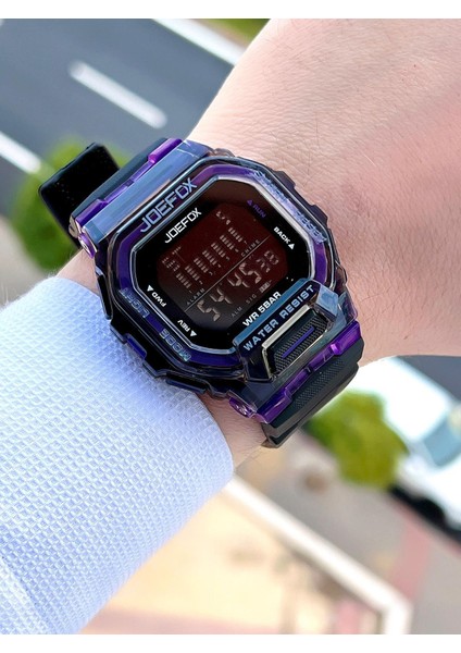 Joefox G-Shock Kasa Çok Renkli Digital 5ATM Suya Dayanıklı 2 Yıl Garantili Spor Kol Saati J-GS07