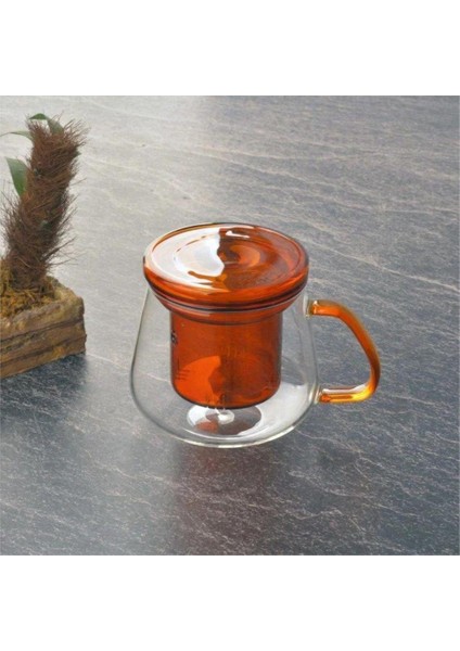 Cam Süzgeçli Kupa Amber