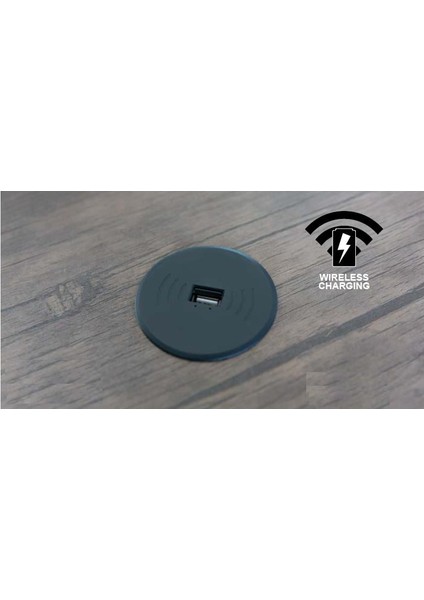 Kablosuz Wifi Telefon Şarj Cihazı-Usb Girişli