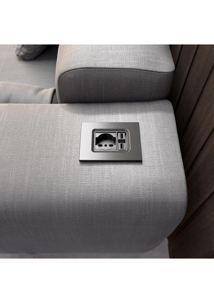 Kayar Kapaklı Priz Kutusu