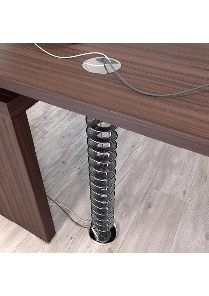 Kablo Kanalı Dikey Krom Parlak 1100 Mm.