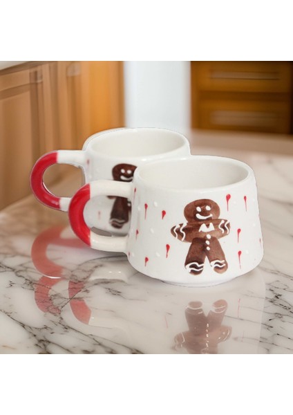 Ilbay Seramik 2 Li Klasik Kurabiye Kupa Bardak Mug modelleri