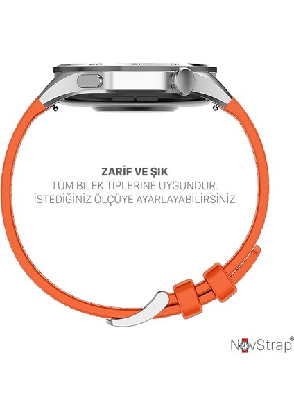 Huawei Watch 3/4/Pro/Buds/Ultimate ile Uyumlu Kordon (22mm) New Lansman Silikon Kumaş Kayış indirimleri
