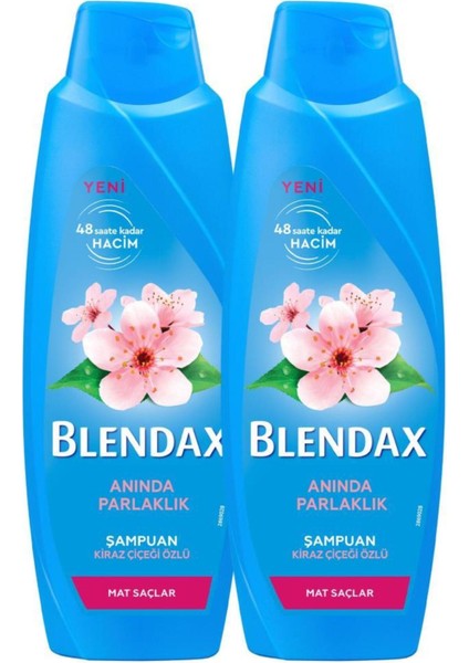 Anında Parlaklık Ve Yumuşaklık Kiraz Çiçeği Özlü Şampuan 500 Ml X 2 Adet