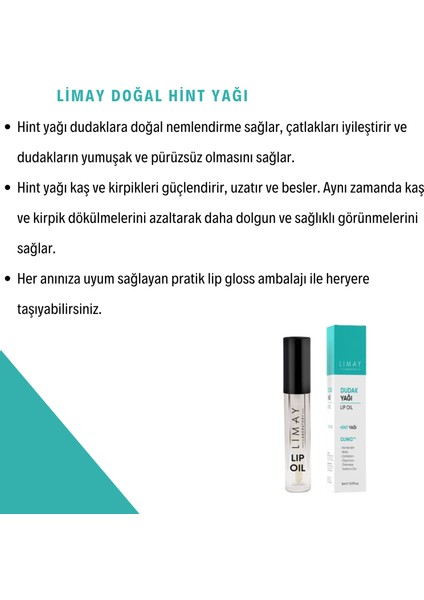 Dudak Yağı Lip Oil %100 Doğal Saf Soğuk Sıkım Hint Yağı Nemlendirici Besleyici Dudak Bakım Yağı fırsatları