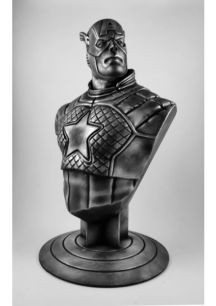 Captain America Büstü 15 cm