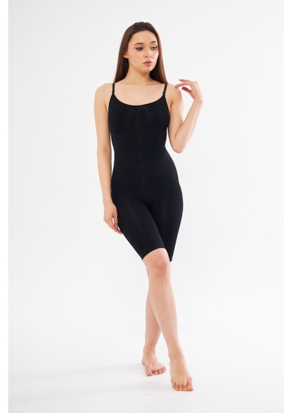 Star Corse Tüm Vücut Sıkılaştırıcı Toparlayıcı Ayarlanabilir Askılı Dikişsiz Seamless Bodysuit Korse