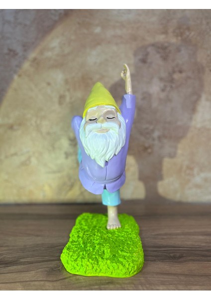 Akrobatik Yogacı Cüce Heykel Bahçe Ev Dekorasyon Biblo