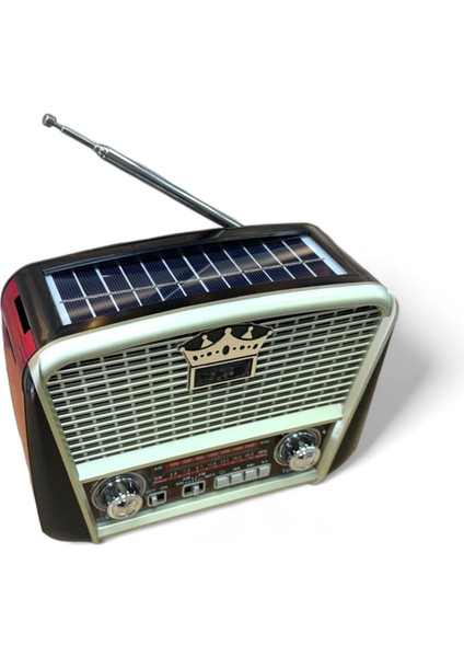 Royal Trend Nostalji Panelli Radyo, Fenerli Nostaljik Radyo (Bluetooth Özellikli)