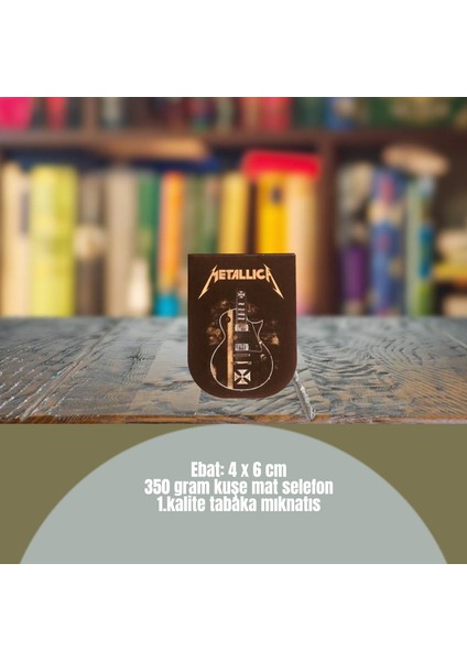 Mıknatıslı Kitap Ayracı (4x6 cm / 350 Gr. Kuşe Mat Selefon)