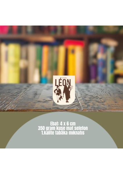 Mıknatıslı Kitap Ayracı (4x6 cm / 350 Gr. Kuşe Mat Selefon) modelleri