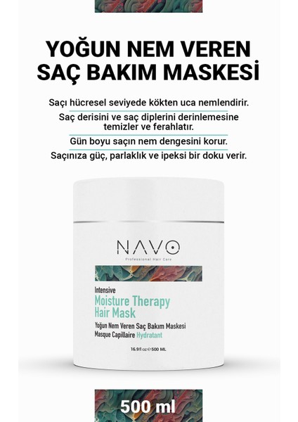 Yoğun Nem Veren Saç Maskesi | Moisture Therapy Hair Mask 500 Ml
