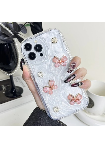 Case iPhone Uyumlu Kelebek Figürlü Kılıf