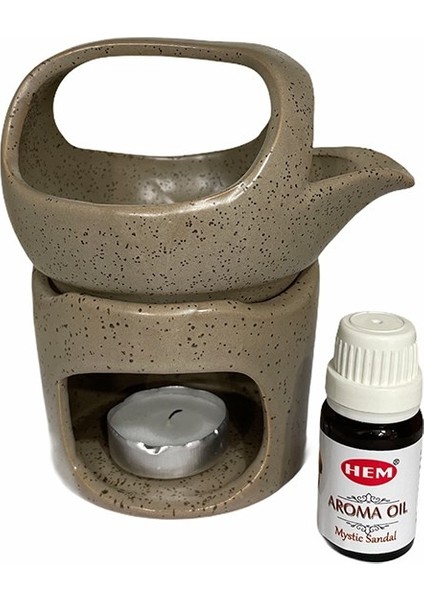 Dekoratif Ibrik Şeklinde Buhurdanlık ve Yağ Seti modelleri