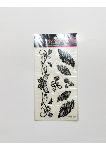 Geçici Döğme Tattoo Stıckers 4paket EASTERN-0320
