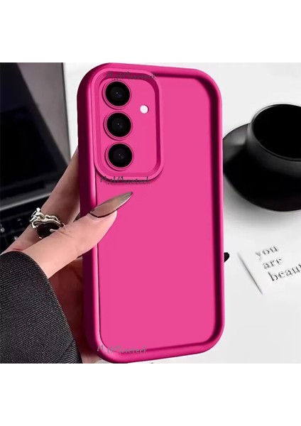 Samsung Galaxy A35 Kılıf Kare Kamera Korumalı Yumuşak Ince Hafif Zarif Tasarım Darbeye Dayanıklı Yükseltili Kapak
