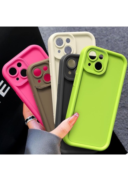 Apple Iphone 15 Kılıf Kare Kamera Korumalı Yumuşak Ince Hafif Zarif Tasarım Darbeye Dayanıklı Yükseltili Kapak modelleri
