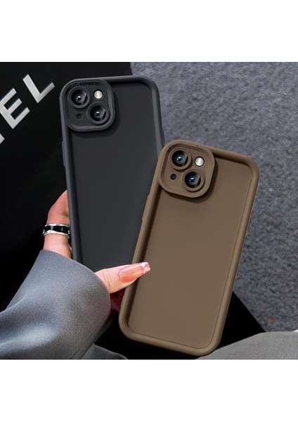 Apple Iphone 15 Kılıf Kare Kamera Korumalı Yumuşak Ince Hafif Zarif Tasarım Darbeye Dayanıklı Yükseltili Kapak fiyatları