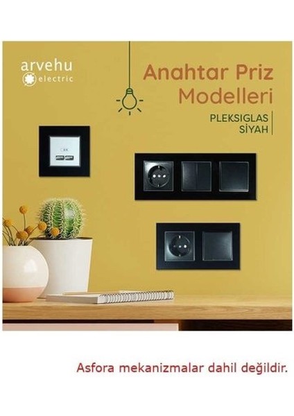 Asfir Schneider Asfora Serisi Parlak Siyah Dikey Ikili Çerçeve APG212-71 Modeli modelleri