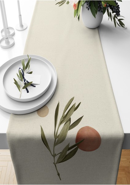 Minimalist Serisi 140X40 cm Dijital Baskılı Runner