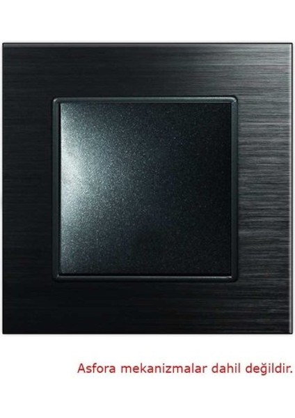 Asfir Schneider Asfora Serisi Alüminyum Onyx Tekli Çerçeve ALG301-71 Modeli modelleri