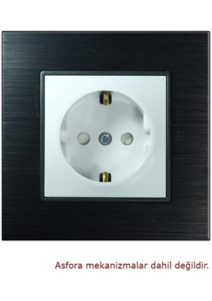 Asfir Schneider Asfora Serisi Alüminyum Onyx Tekli Çerçeve ALG301-71 Modeli fırsatları