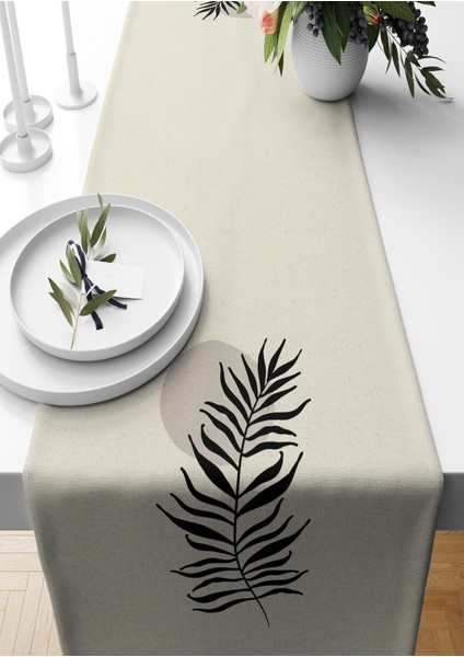 Minimalist Serisi 140X40 cm Dijital Baskılı Runner