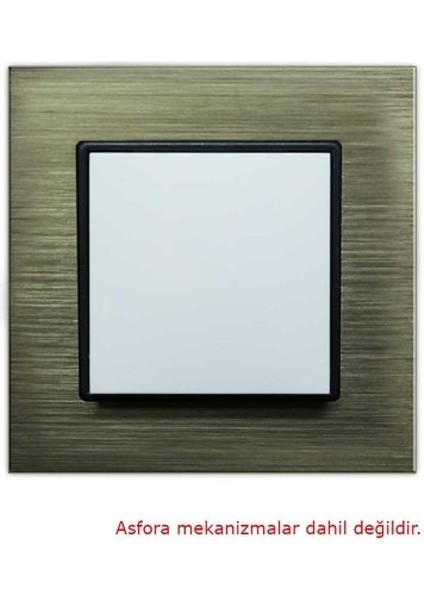 Asfir Schneider Asfora Serisi Alüminyum Bronz Tekli Çerçeve ALG101-71 Modeli fiyatları