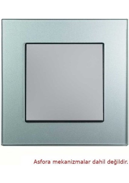 Asfir Schneider Asfora Serisi Pleksiglas Parlak Gümüş Tekli Çerçeve APG401-71 Modeli fiyatları