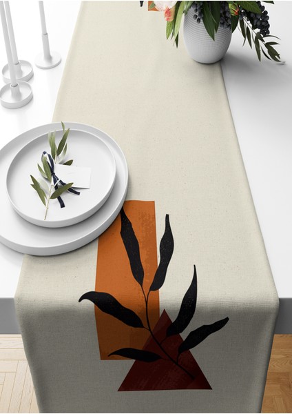 Minimalist Serisi 140X40 cm Dijital Baskılı Runner