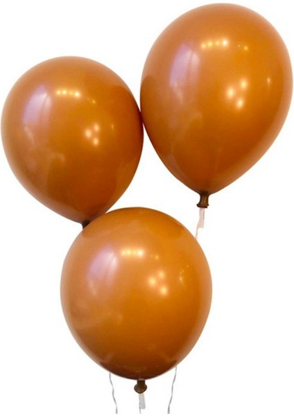 Karamel Latex Balon 10 Adet