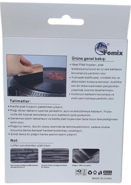 Teknotrust Fomix Plak Temizleme Kiti Plak Vinil Bakım Kiti GK-R46 modelleri