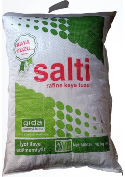 Iyotsuz Öğütülmüş 10 kg Kaya Tuzu