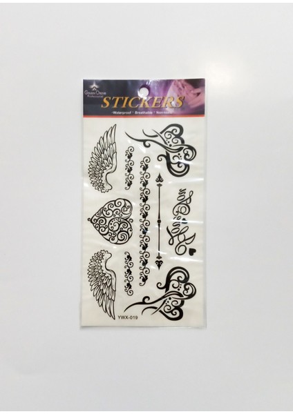 Geçici Dövme Tattoo Stıckers 4paket EASTERN-0319