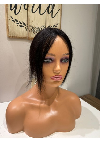 Tül Tepelik Tepe Kısmı Özel Hava Alır Tepe Gerçek Saçtan Özel Üretim 11