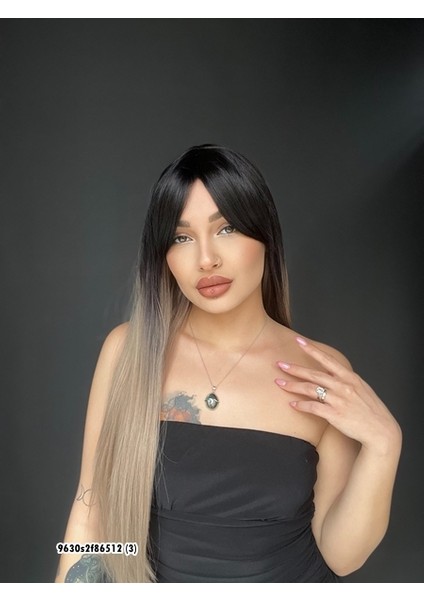 Düz 70 cm Ekstra Uzun Perçemli Medikal Özel Peruk 2F85612 fiyatları