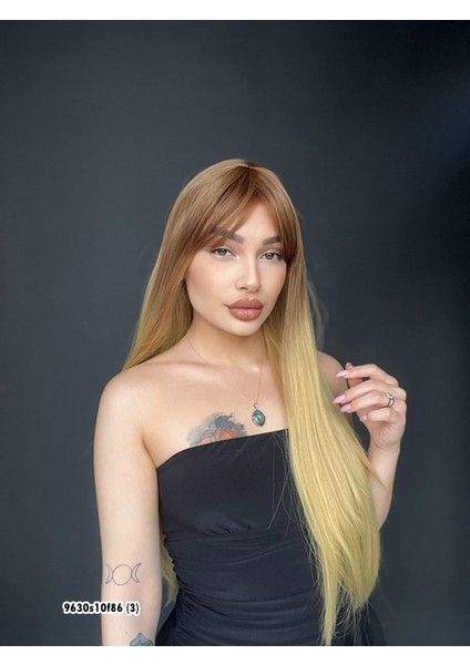 Düz 70 cm Ekstra Uzun Perçemli Medikal Özel Peruk 10F86 fiyatları