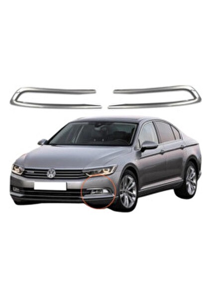 Vw Passat B8 Krom Set 12 Parça 2015-2019 Model Arası Uyumlu Paslanmaz Çelik