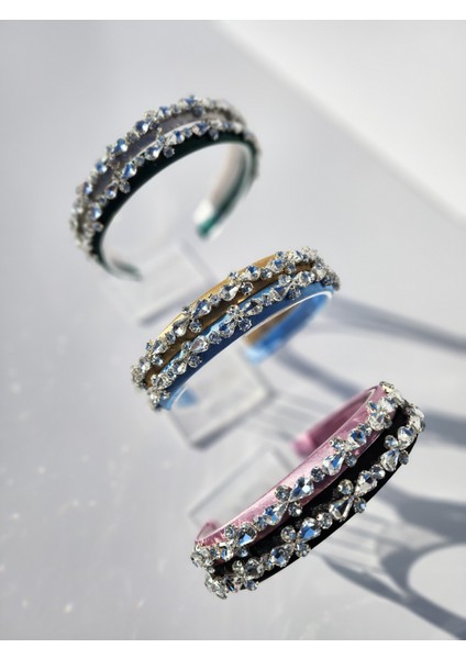 Kristal Taş Işlemeli Kadın Taç modelleri