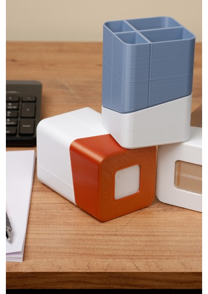 Masaüstü Antrasit Beyaz Renk Modern Kalemlik indirimleri