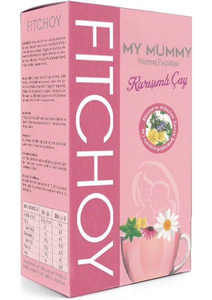 Fitchoy My Mummy Rezene Papatya Karışımlı Çay 45 Adet 90GR