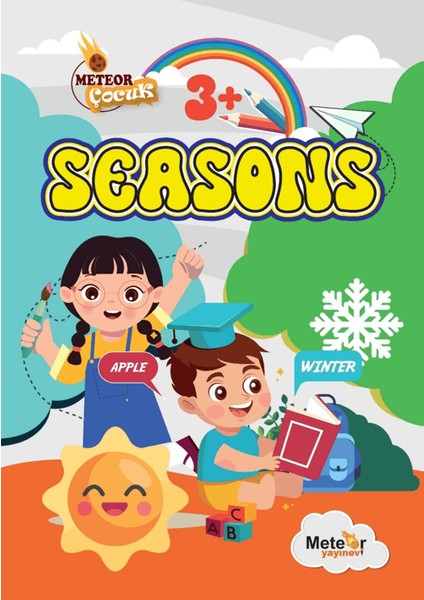 Seasons Türkçe – İngilizce Boyama Kitabı
