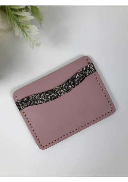 Deri Kartlık Pembe Renk