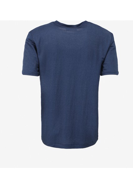 Bisiklet Yaka Indigo Erkek T-Shirt BBSS24MTS008
