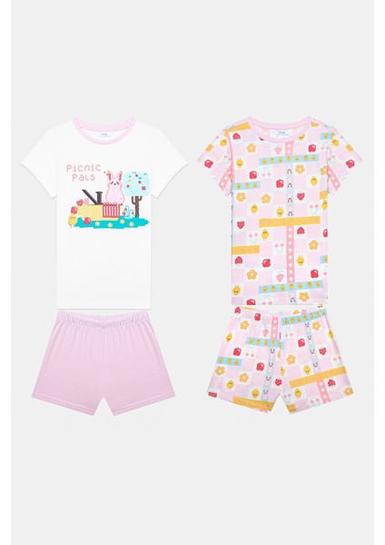 Kız Çocuk Picnic Pals 2li Pijama Takımı