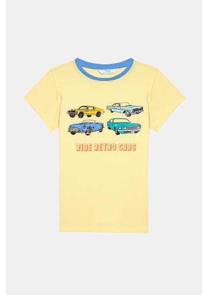 Erkek Çocuk Retro Cars Ço Renkli 2li Pijama Takımı