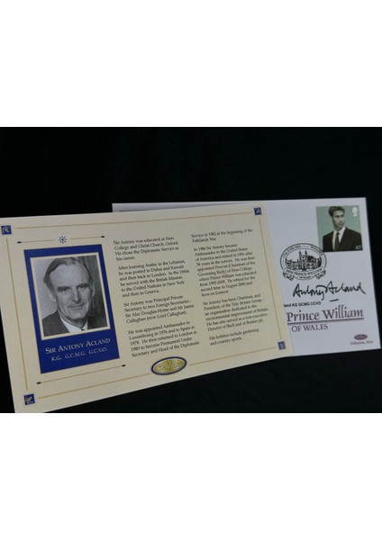 Benham Fdc Prince / Prens William 21. Doğum Günü Ilk Gün Zarfı Islak Imzalı Limited 13/500 indirimleri