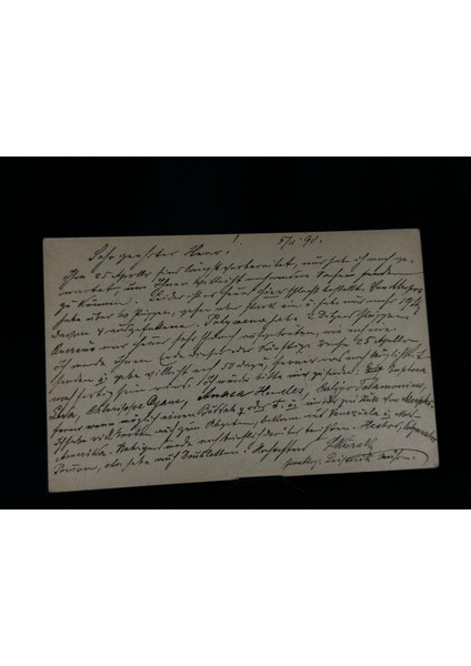 Avusturya-Macaristan Antiye 1890 Yılında Leipnik'den Nürnberg'e Postalanmış Varış Damgalı 2 Kreuzer Pullu Posta Kartı fırsatları